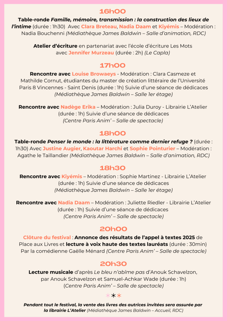 FESTIVAL PAL 2025 PROGRAMME 2
